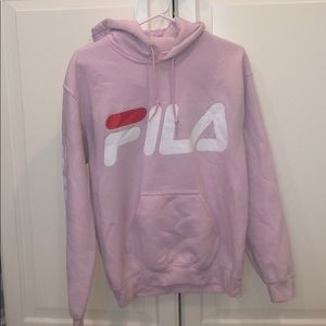 Fila hoodie light pink